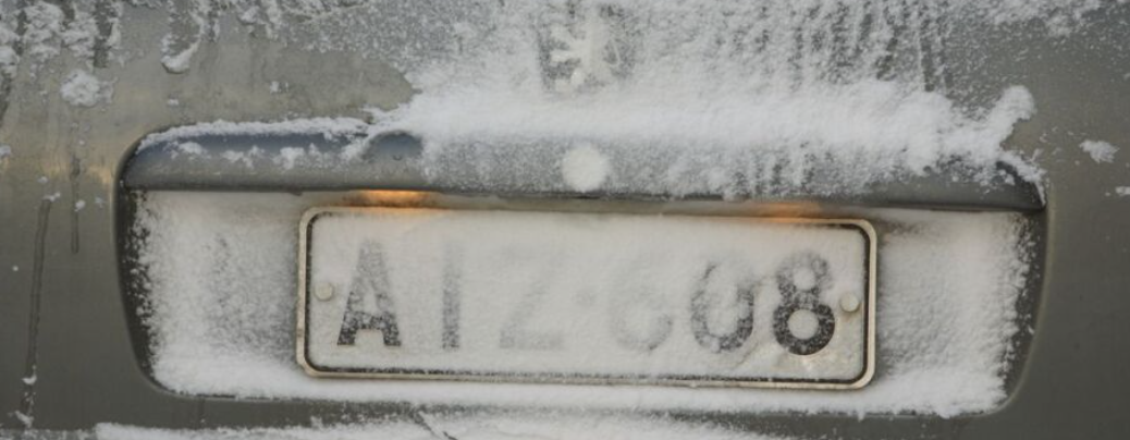 Frosted plate